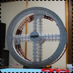 Film 2001: A Space Odyssey Space Station Gradius Paper Model Kit 30cm=12