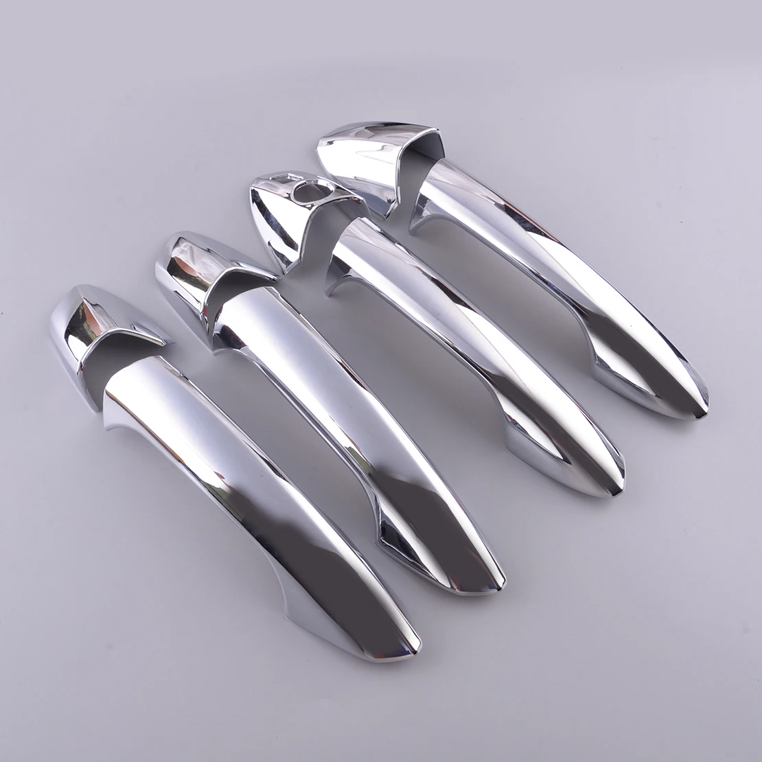 

DWCX Exterior Door Handle Cover Trim Cap Kit Fit for Mercedes Benz B C E GLK ML CLA W246 W204 W212 X204 W166 W117 Silver Chrome