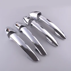 Exterior Door Handle Cover Trim Cap Kit Fit for Mercedes Benz B C E GLK ML CLA W246 W204 W212 X204 W166 W117 Silver Chrome