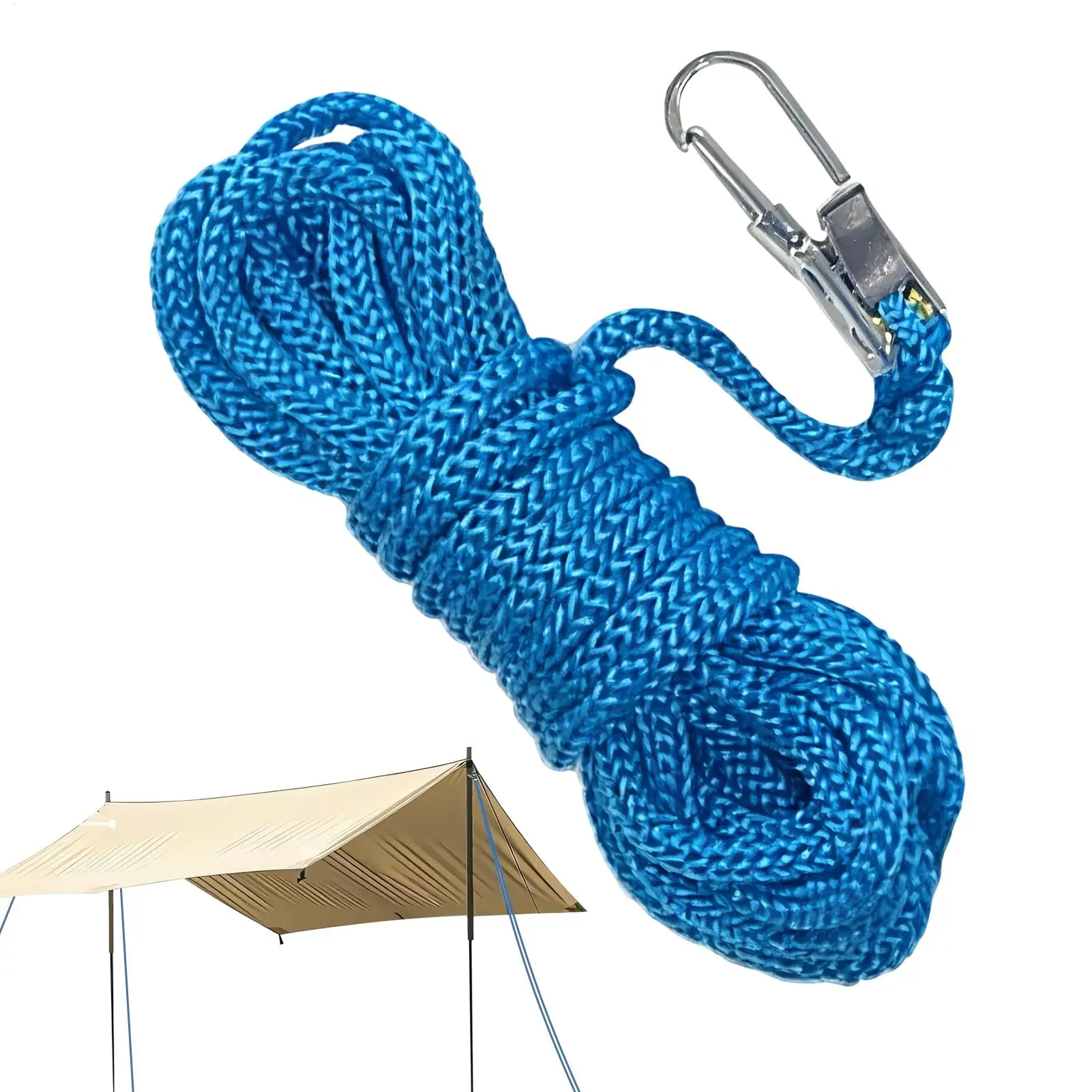 قابل للسحب مشبك حبل حبل الأسطوانة قابل للتعديل جلد الأشرطة المشدود حبل التعادل أسفل للتخييم القوارب في الهواء الطلق والعتاد الأقمشة #3