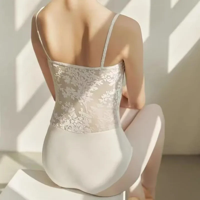 Maillots de danza de malla para mujer, maillots de ballet sin mangas, maillots de danza, patinaje, gimnasia rítmica, yoga, body.