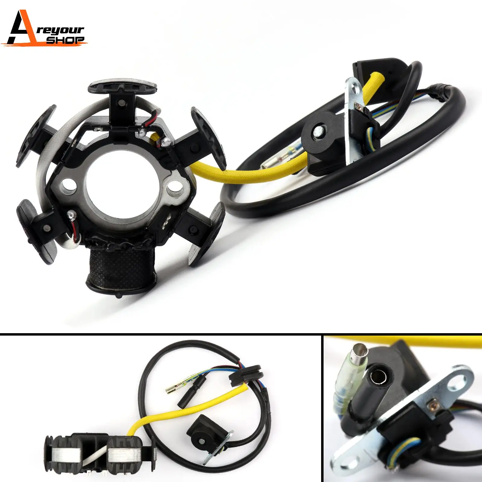 

Areyourshop for Honda XR80R 1992-2003 CRF80F 2004-2013 31120-GN1-691 Magneto Generator Engine Stator Coil