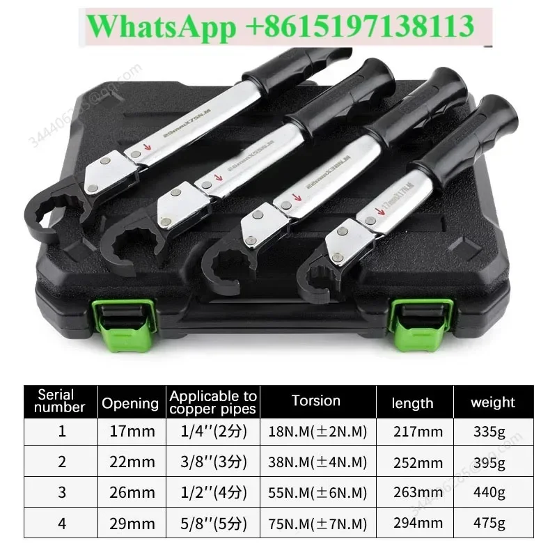 ST-02L Ratchet Torque Wrench Set High-Precision Open-Type Wrench Spark Plug Air Conditioning Maintenance Tool