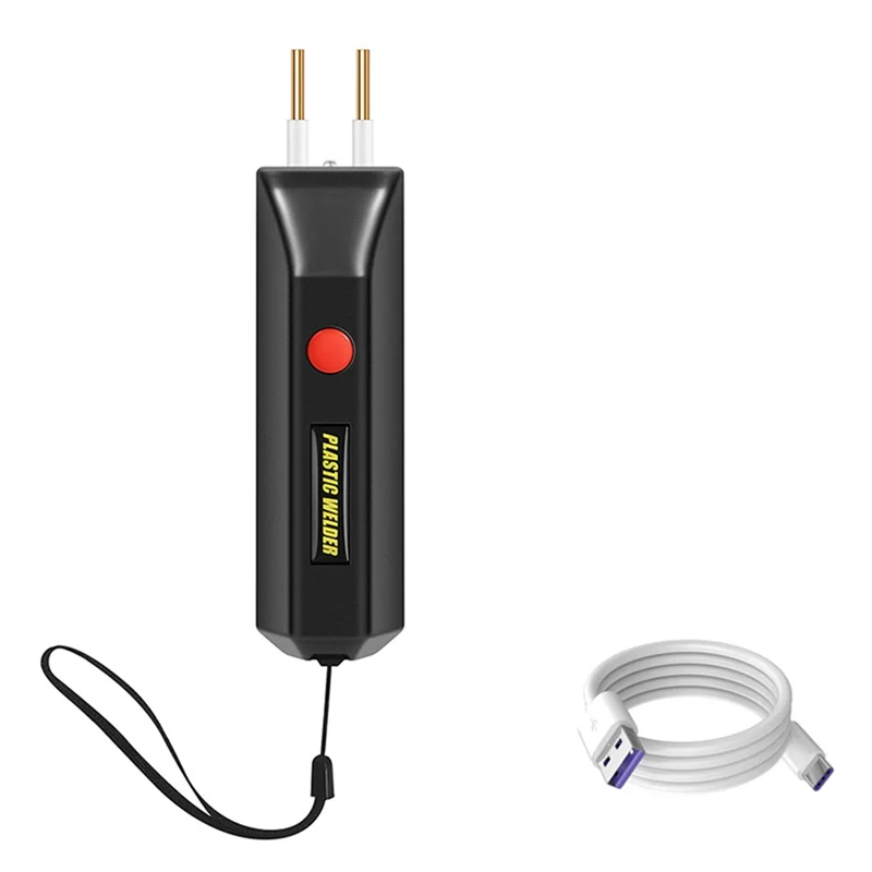 

B08B-2In1 Plastic Welder Kit Portable MINI Hot Plastic Crack Repair Tool Repair Of Automobile Bumper With Charging Cable 100W Bl