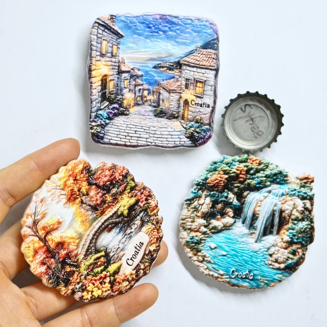 Croatia fridge stickers, Croatia landscape fridge stickers, Croatia travel fridge stickers, home decorations, photo fridge stick