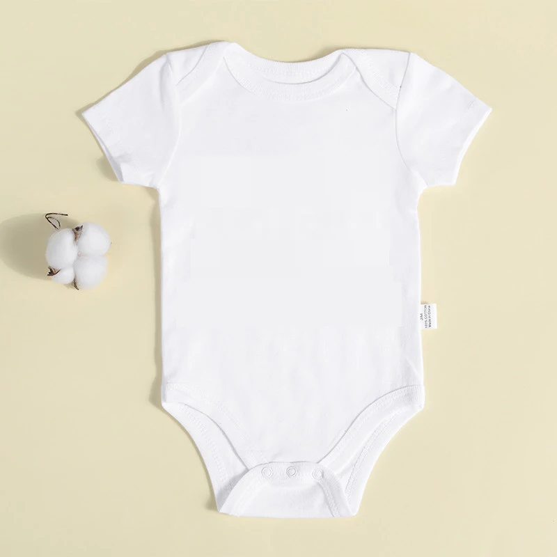 3/5/8 Pcs Baby Clothes 100% Cotton Rompers Summer Short Sleeve Baby Boys Girls Bodysuit Newborn Infant Clothing