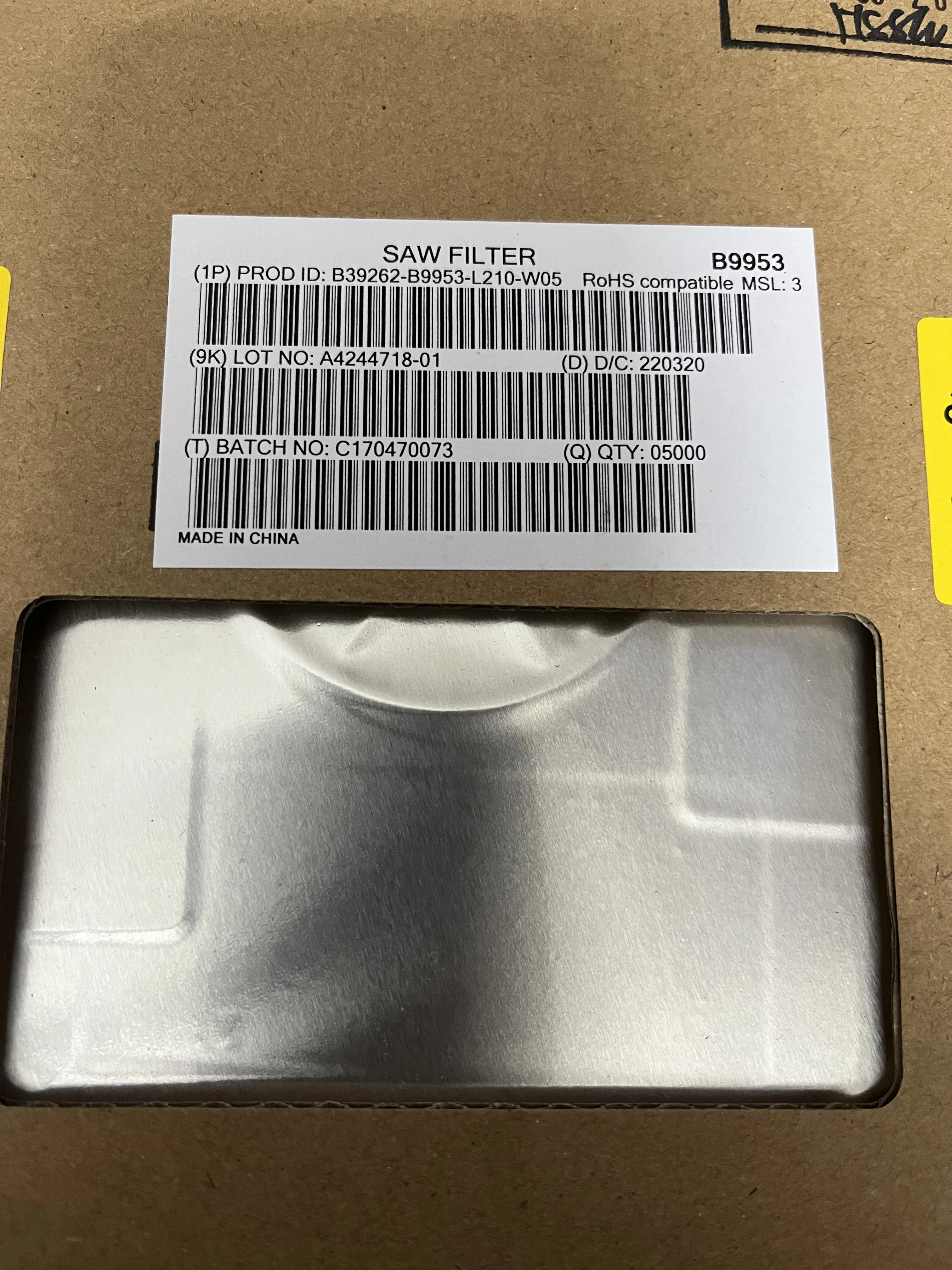 

10 шт. B39262-B9953-L210-W05