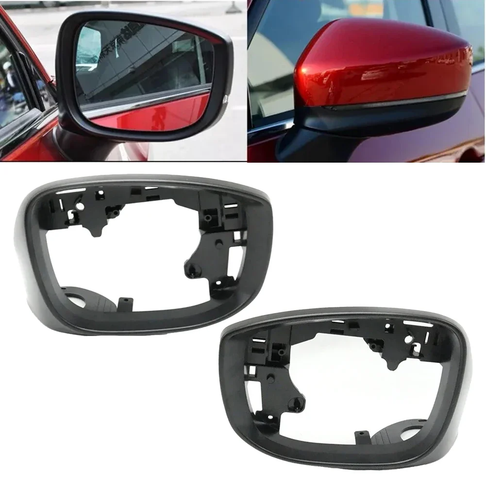 

Car Mirror Frame Side Rear View Mirror Frame Car Repair Vehicle Maintenance Accurate Fitment Black Color Easy Installation