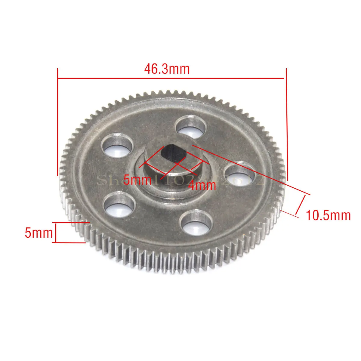 Stalowy przekładnia zębata 87T dla 1/10 Redcat Everest Gen7 Pro HSP 94180 RGT E86100 Crawle