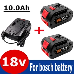 NEW 18V 10Ah Rechargeable Li-ion Battery For Bosch 18V Power tool Backup 10000mah Portable Replacement BAT609 Indicator light