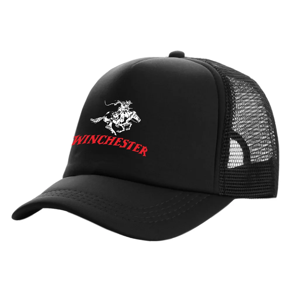 Winchester Rifles Trucker Cap Men Winchester Hat Baseball Caps Cool Summer Unisex Mesh Net Hat