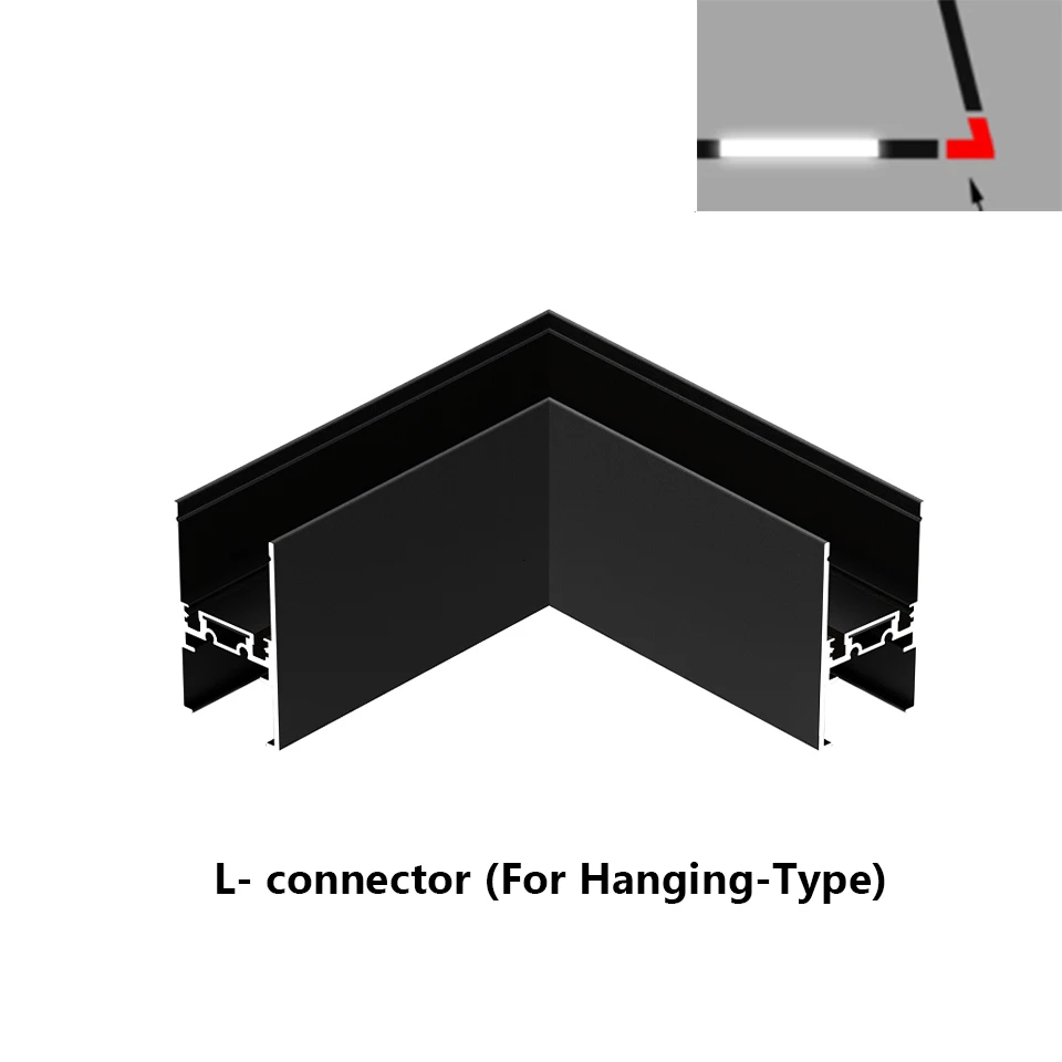 C/D Ultra thin Magnetic Track Light 6MM Rail Surface Embedded Plastering Mount Spot LED Smart Tuya Zigbee Black White 1m/2m/2.5m