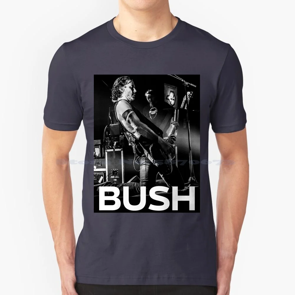 Bush Rock Band-Bush Fan Edition-Nostalgic 90S T Shirt 100% Cotton Tee Bush Band Gavin Rossdale The 90S Atlantisforearth Live