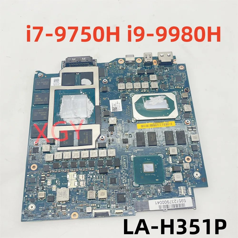 0CVY6X CVY6X 0VG46T VG46T Original Para Dell Alienware M17 R2 Placa-mãe Mainboard LA-H351P i7-9750H RTX2070 i9-9980H RTX 2080