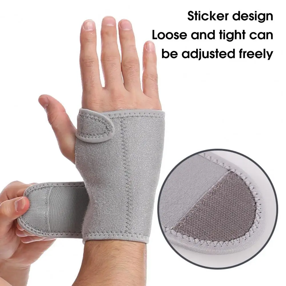 1Pc Practical Wrist Splint  Adjustable Unisex Fitted Wrist Brace  Carpal Tunnel Hand Compression Support