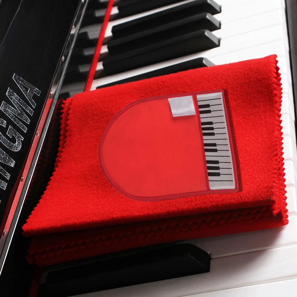 

1 set Piano Keyboard Cover Glove Set 88 Keys Dustproof Anti-Scratch Protector Cloth Accessories Foldable Instrument Part Piano