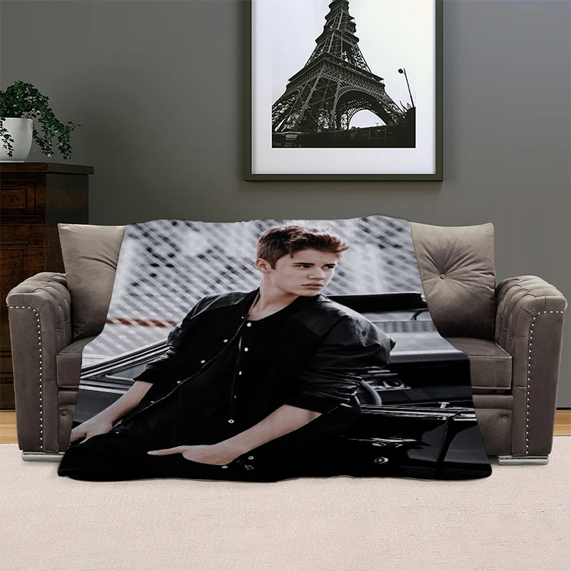 Nap Blanket Sofa Winter Warm Justin Bieber Adult Fluffy Soft Blankets King Size Microfiber Bedding Bed Fleece Camping Throws