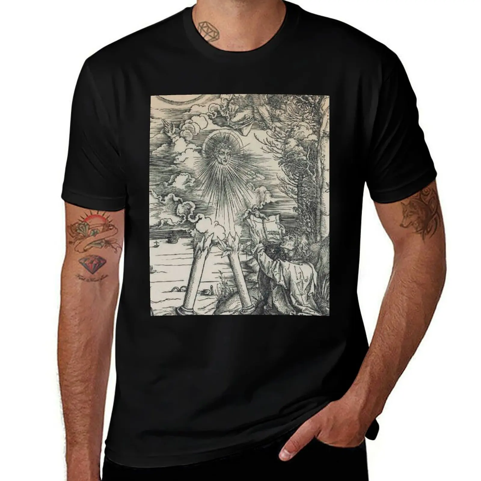 

Book Apostle for T-Shirt from man printed Apocolypse shirts Albrecht t John funny Devours shirts t the the Durer cotton