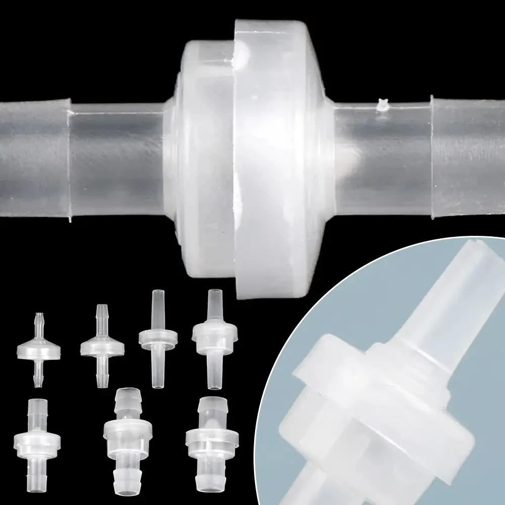 1/5Pcs Pagoda Inline Plastic Check Valve Gas Liquid Water Fluid One Way Non-Return One-Way Valve Air Pump Accessories