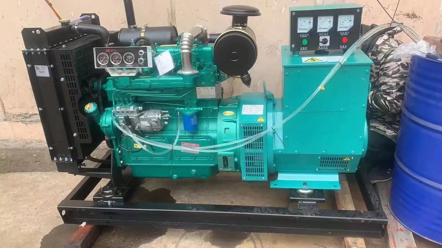 Industrial 40KW Diesel Generator Set Three Phase Four Wire Commercial Brushless Silent High Power Generator Set