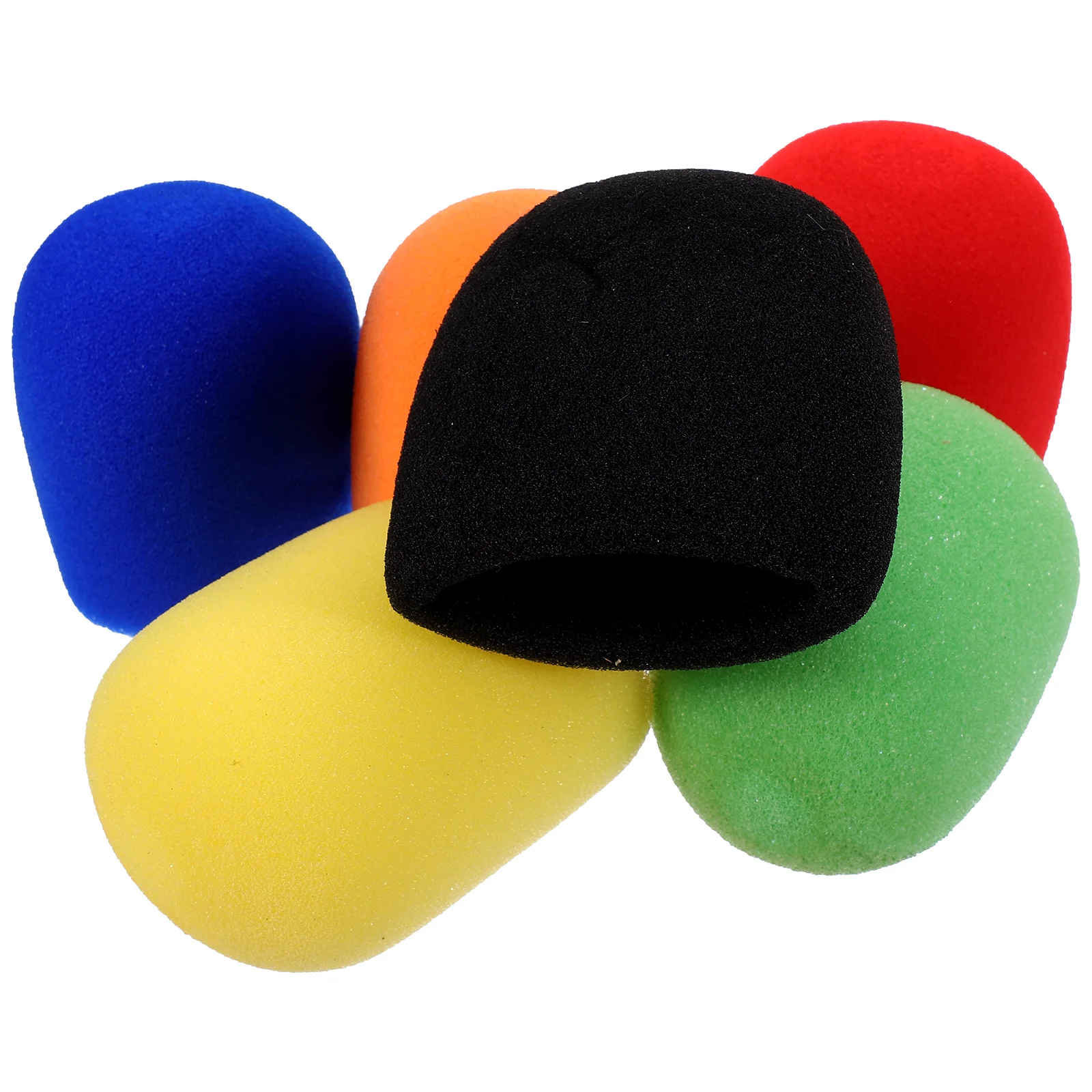 

6pcs Handheld Stage Microphone Windscreen Covers Microphone Sponge Covers Mic Sleeves microphone cover