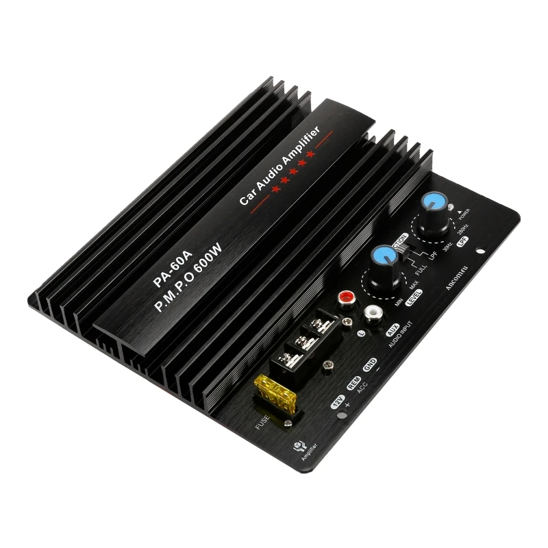 

12V 600W Mono Power Amplifier Board Car Audio Powerful Bass Subwoofer Amplifier Board Player Automotive Amplifier Module