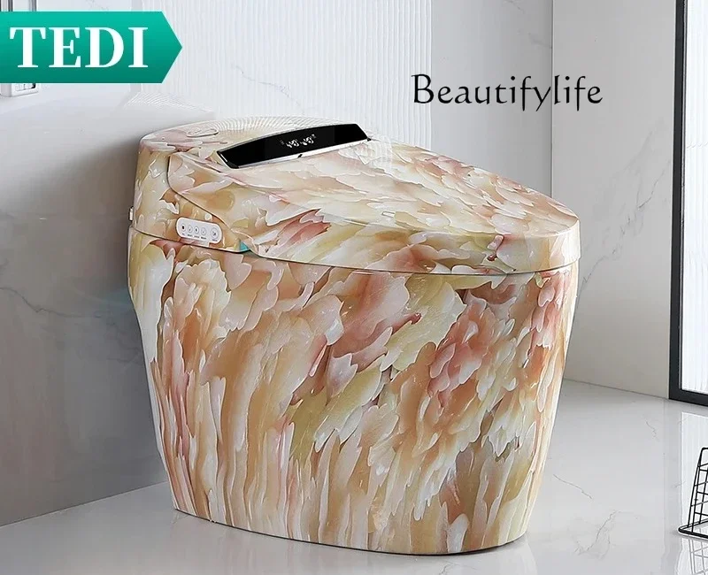 R Color Smart Toilet Integrated Automatic No Water Pressure Limit Electric Voice Toilet