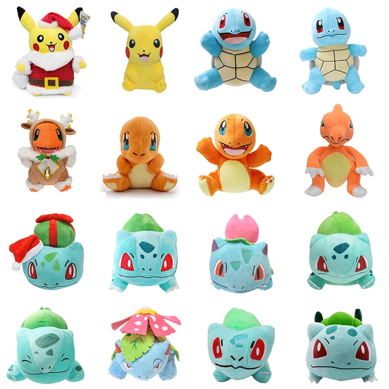 Mew mewtwo pokemon ausgestopfte plüsch puppe eevee psyduck charme leon volcarona rilla boom anime cartoon peluche puppen weihnachts geschenke