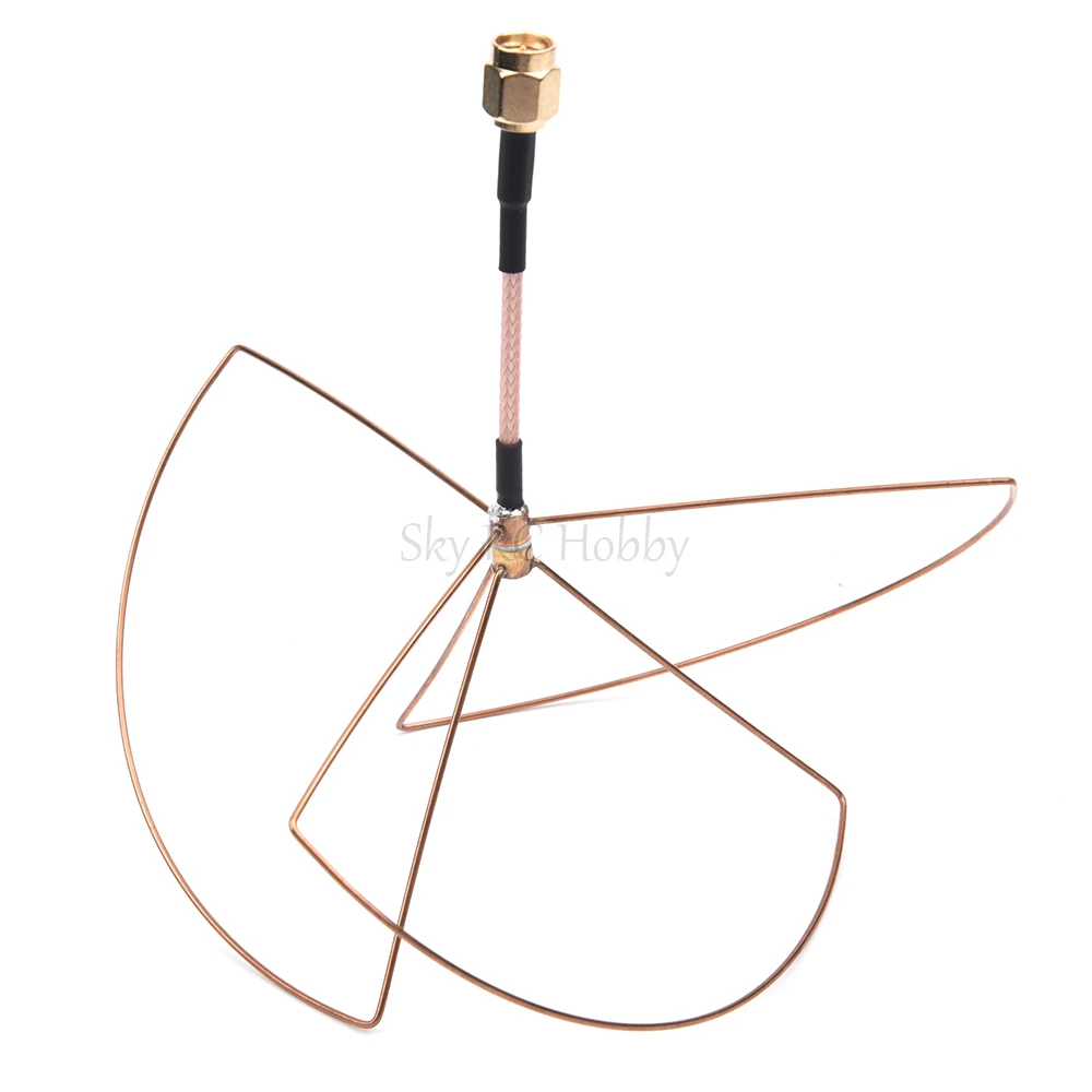 1.2G 1.2GHz RC FPV Clover Leaf Antenna Circular Polarized SMA Male for 1.2Ghz 1.3Ghz Video Transmitter Receiver LawMate Partom