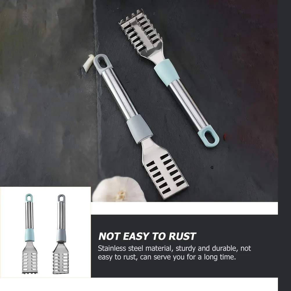 

2Pcs Stainless Steel Fish Scale Remover Quick Remove Scales No Hand Injury Easy Rinse Fish Scraping Gadget for Household Use