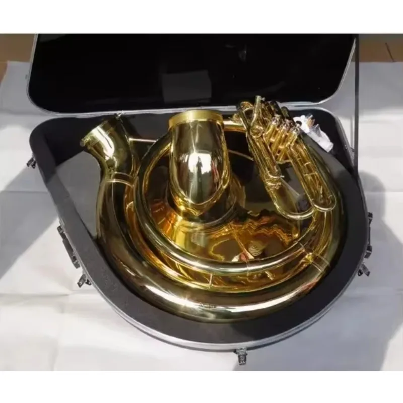 2025 Professional BBb Sousaphone Premium Silver Plated Brass Instrument for OEM/ODM Supply