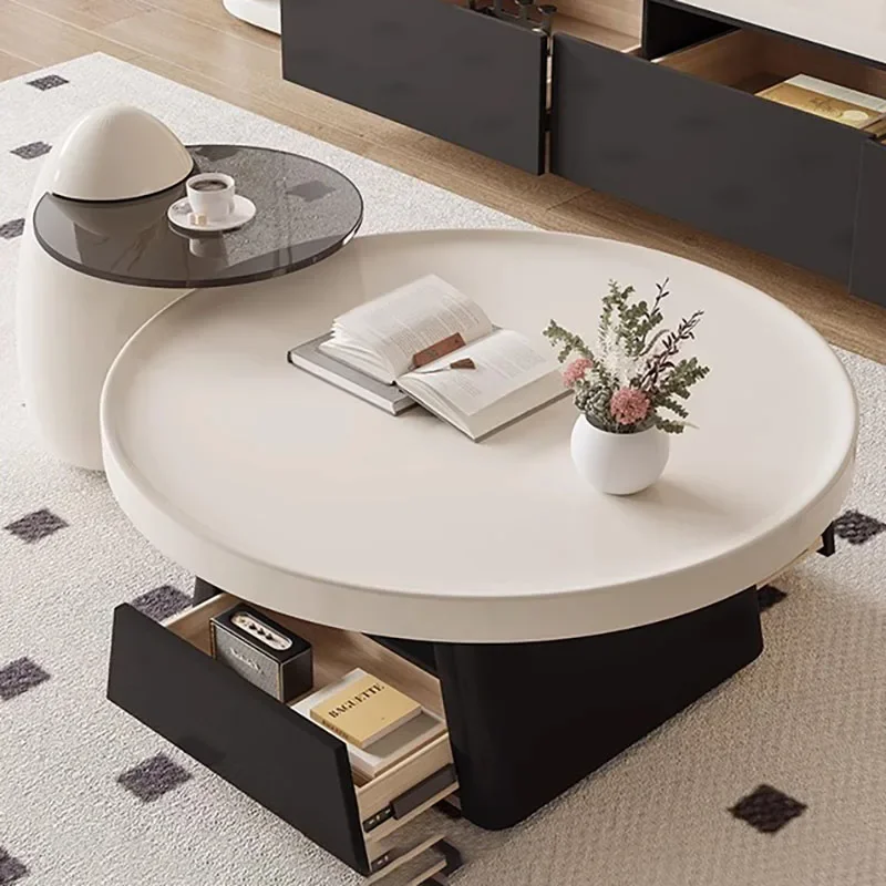 

Dining Table Side Furniture Luxury Lightweight Small Home Middle Coffee Modern Bedside Tables Service Center Low Room Desks Hall