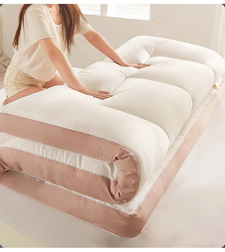 Tatami Floor Mat Soft Comfortable Soy Fiber Mattress Student Dormitory Single Mat Household Thicken Warm Double Bed Mattresses