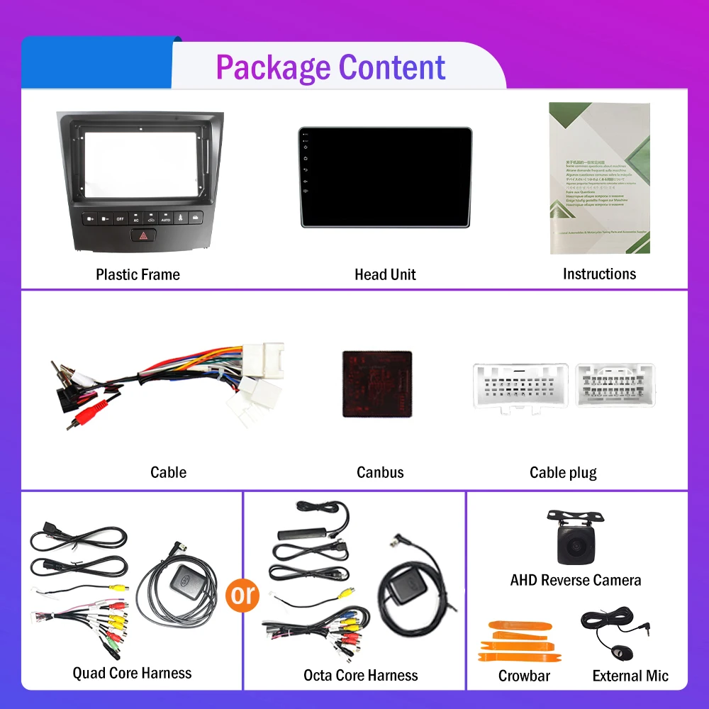 

2Din Android Car Radio For Lexus GS300 2004-2011 Audio Multimedia Player Carplay GPS Navigation Stereo Audio Head Unit Carplay