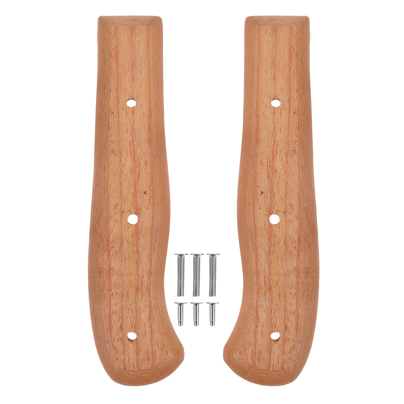 

Solid Replacement Ergonomic Non-Slip Wooden For Kitchen Chef Diy Wood Handle Craft Supplies Japanese Style Grip Replacement Kit