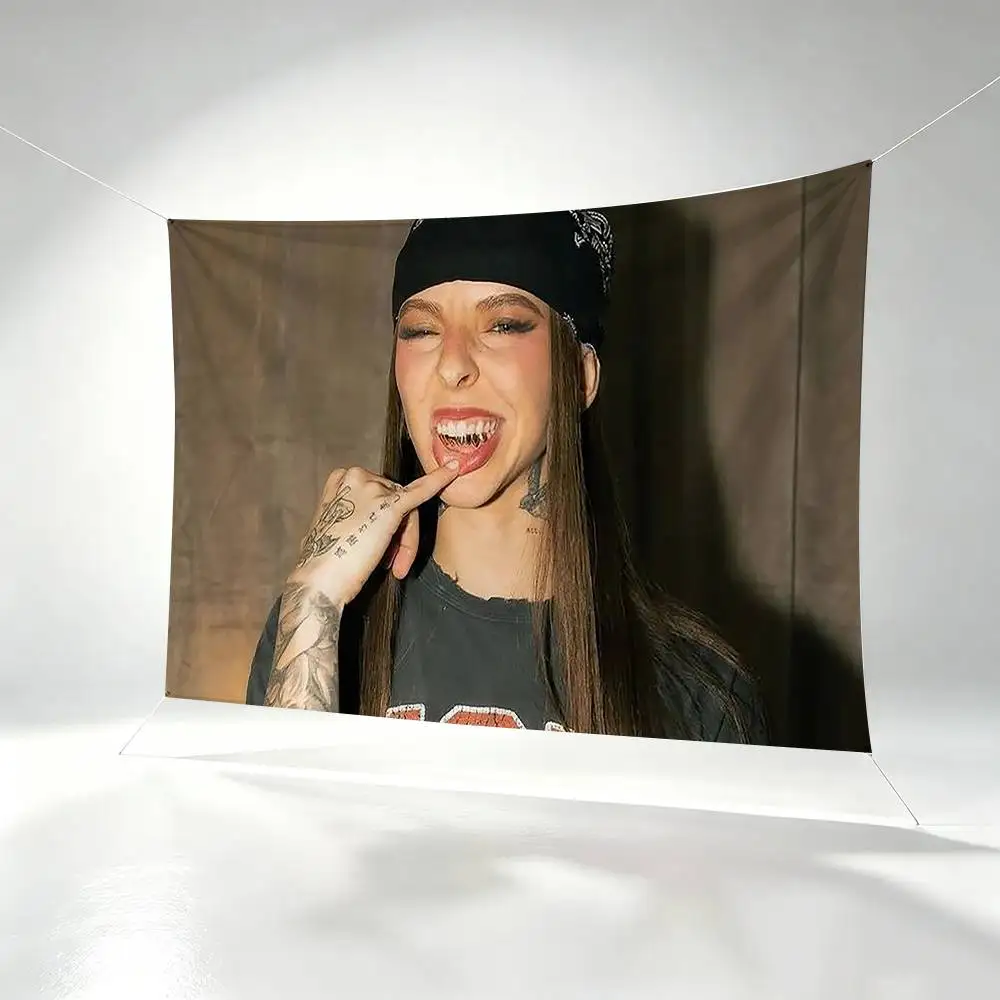 Young M-Miko Do Not Disturb  Flags Wall Hanging Background Art Banner for Bedroom Home Outdoor Decor
