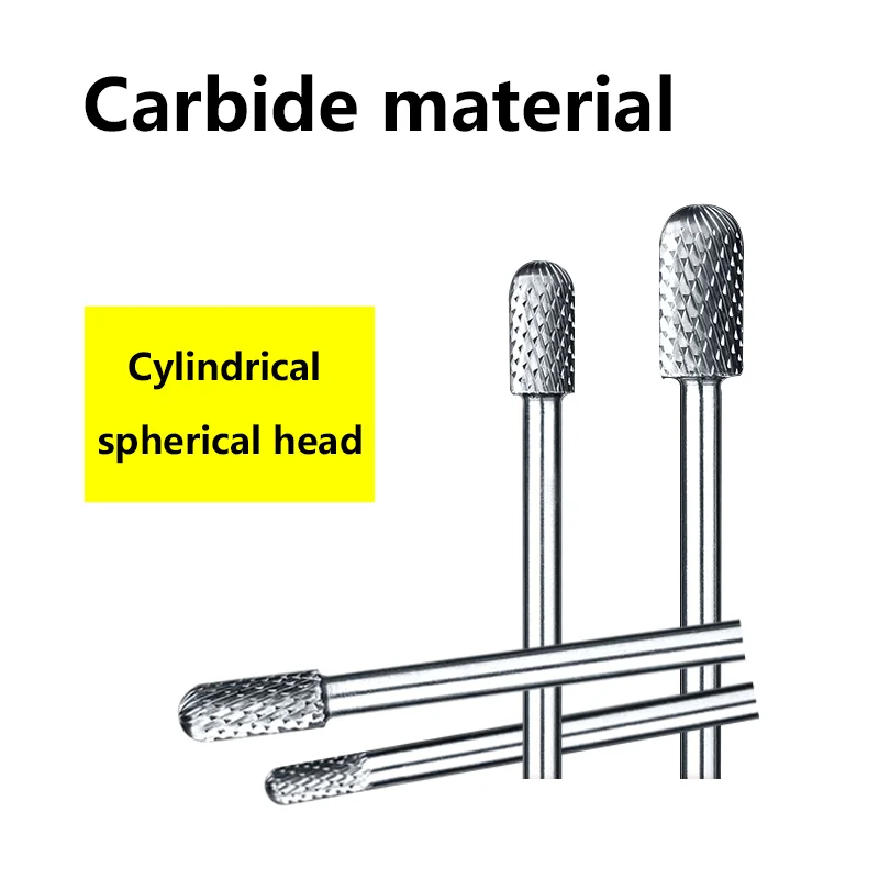 C Type C0616M06 C0820 Tungsten Carbide Rotary Files Burr Drill Bits CNC Engraving Rotary Tool Cutter Lime Core