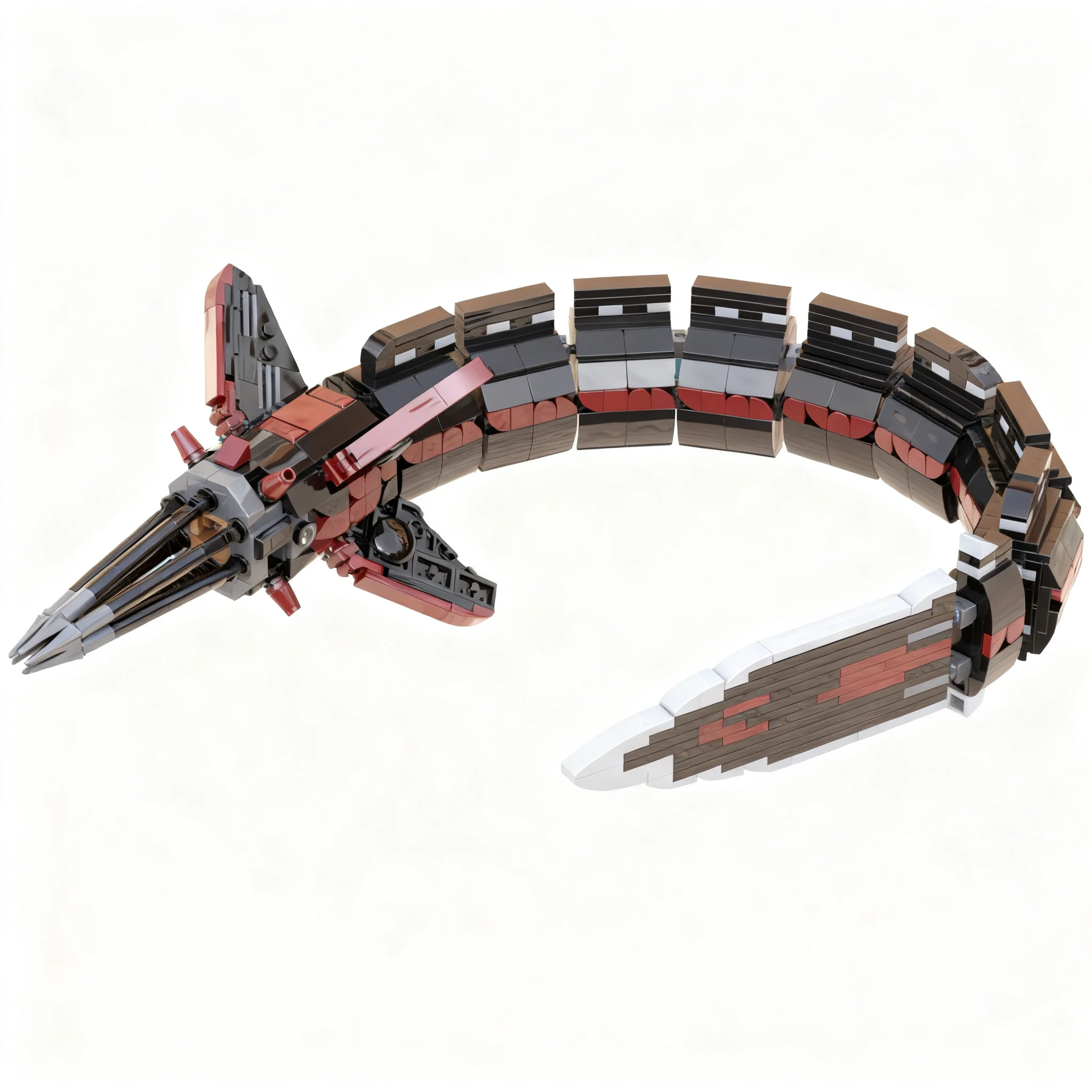 787pcs MOC Needler Mango - Subnautica 2 Spring-Loaded Model Building Blocks Architecture Toy Christmas Gifts Art Collection