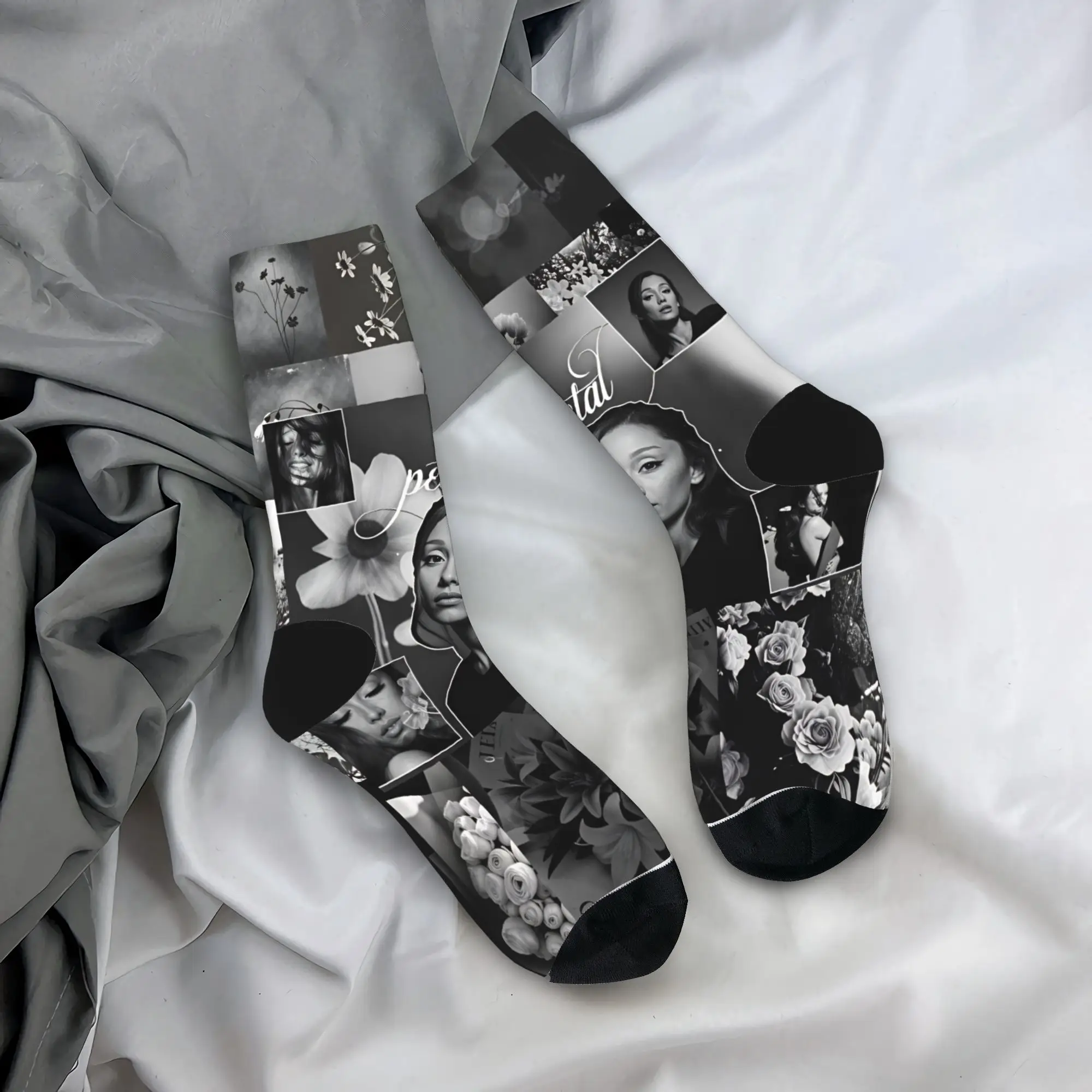 Adults Men Socks Arianas Grande Stockings Spring Casual High Quality Socks Design Outdoor Anti Sweat Socks