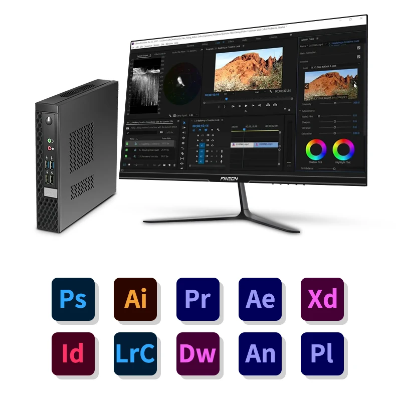 الجيل العاشر كمبيوتر صغير I7 10700 I5 10400 I3 10100 كمبيوتر مكتبي 2 * DDR4 8GB 16GB RAM NVME SSD كمبيوتر صغير للألعاب #3