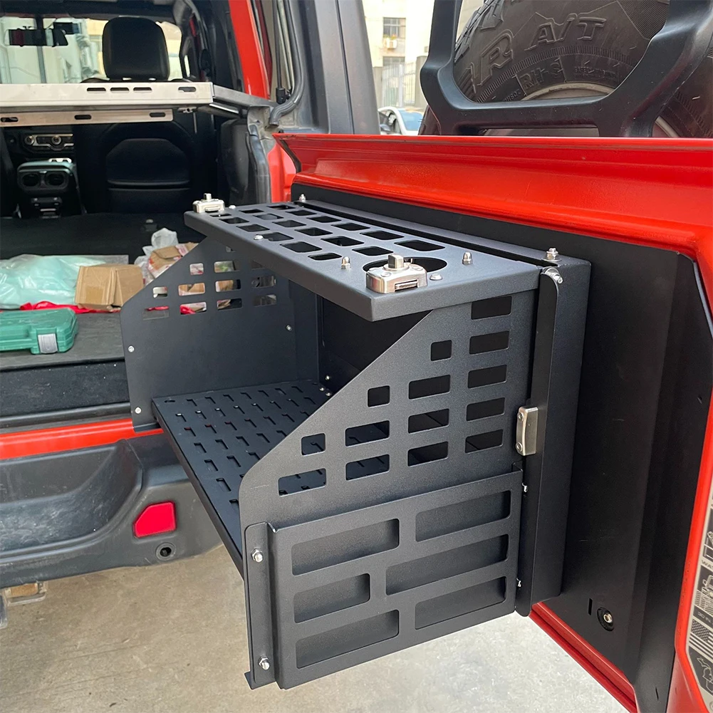 

Rear Door Tailgate Table Carbon Steel Rear Door Tailgate Foldable Table Fits for Ford Bronco