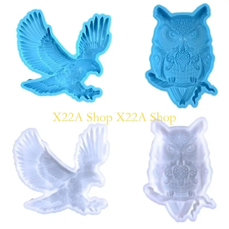 

Unique 2Pcs Wall Hanging Flying Owls Silicone Moulds Semi-stereoscopic Mould
