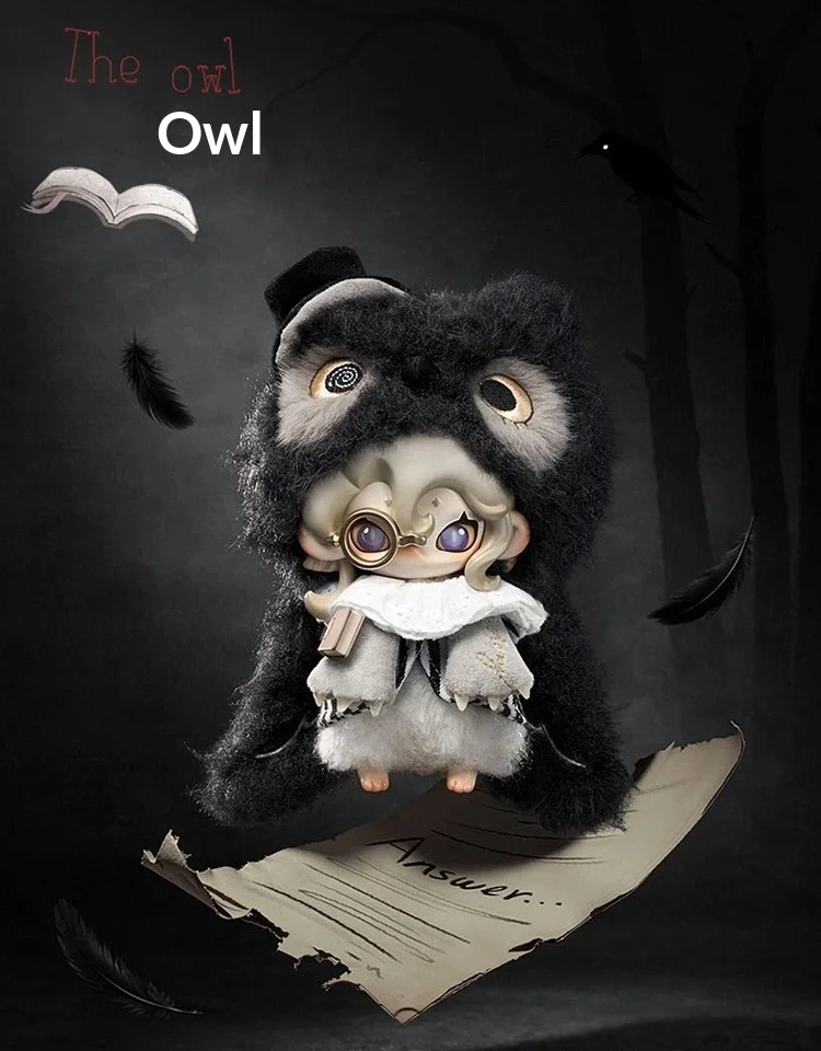 Original TOPTOY Moonin Covered by Night Blind Box Plüsch-Taschenanhänger Schlüsselanhänger Abschlussgeschenk Überraschungsbox Sammlerstück – Detail 14