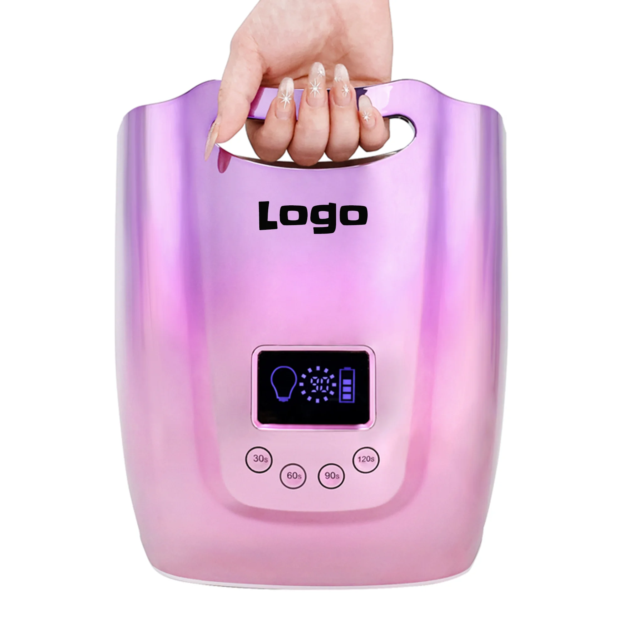 

Высококачественные принадлежности для маникюра: автоматическая УФ-лампа для сушки гель-лака с датчиком, 128 Вт