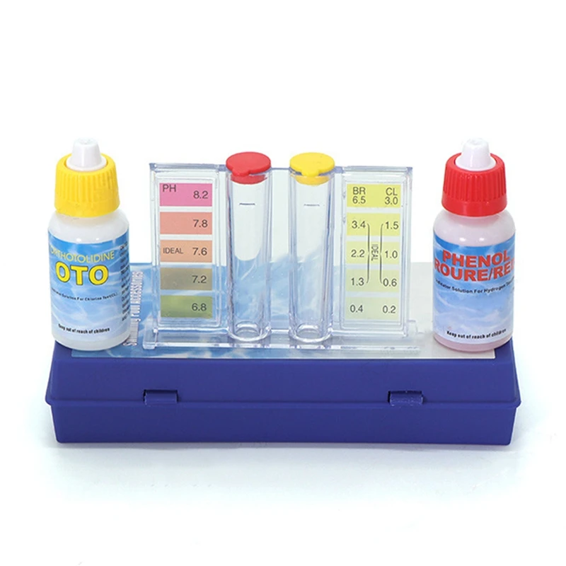 Pool And Spa Water Test Kits, PH And Free Chlorine Water Chemistry Test Kits,Acid-Base Water Test Box