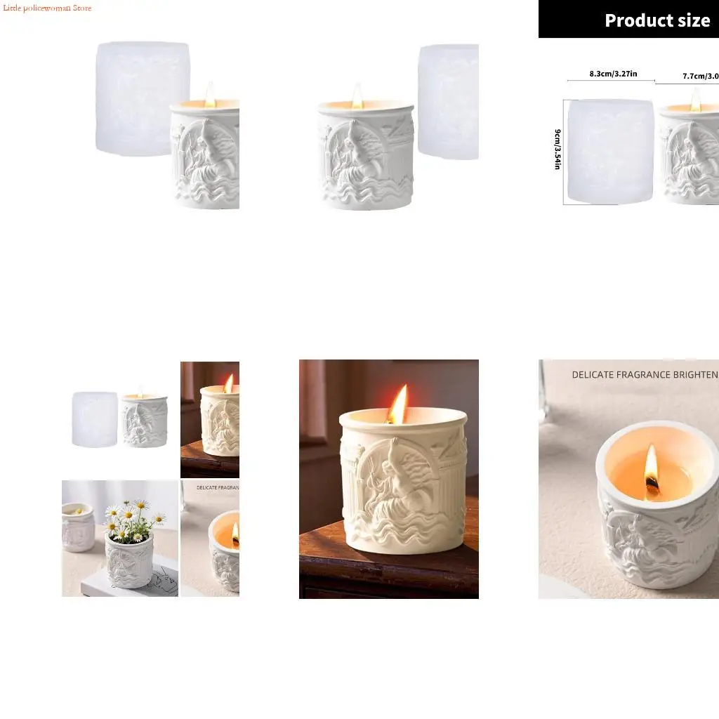 

F92D Silicone Venuses Birth Shaped Mould for Storage Cups Decorative Projects