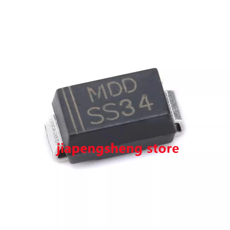 SMA SCHOTTKY DIODES, ใหม่, ดั้งเดิม, SS34, SMA, DO-214AC, 3A, 40V, 50ชิ้น