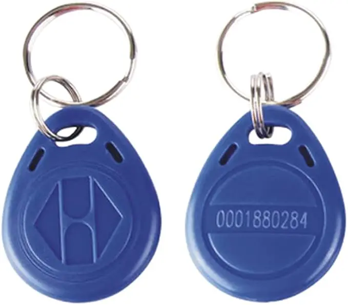50 PCS RFID Key Fob 125KHz TK28/TK4100 Proximity IC Card Token Key Tags for Access Control Smart Door Locks - Read Only