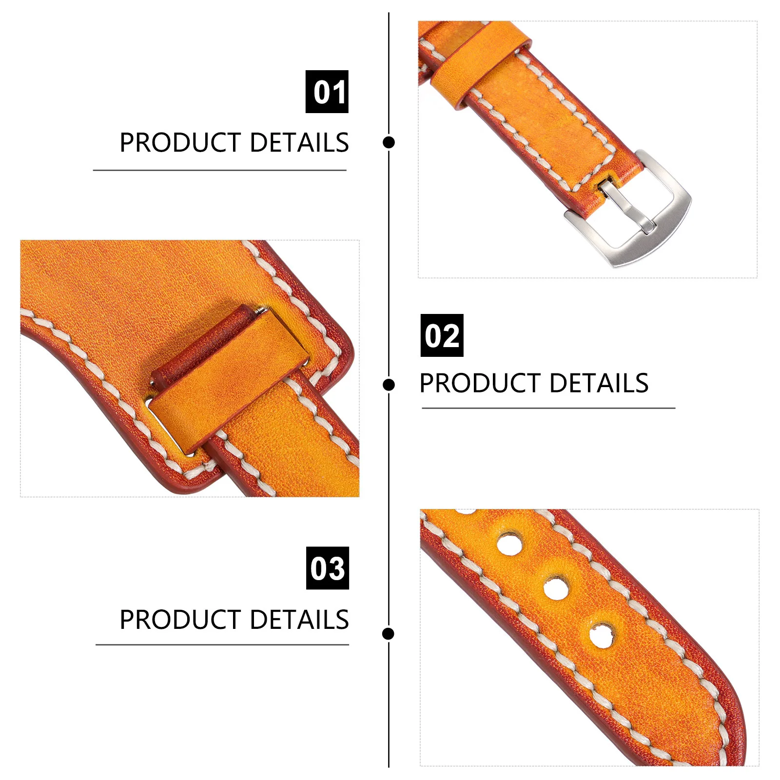

Watch Band 20Mm Slim Vintage Replacement Strap For Men Women Fashion Wristwatch Accessory Lightweight