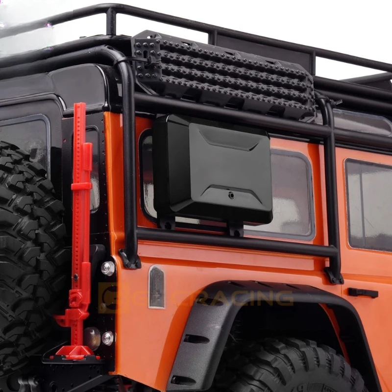 صندوق أدوات نافذة جانبية محاكاة وخزانة كتب لسيارة زاحفة 1/10 1/8 RC Traxxas TRX4M Defender Bronco AXIAL SCX10 ترقية أجزاء
